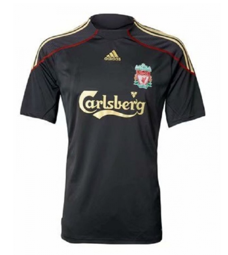 2009-2010 Liverpool Retro Away Kit Soccer Jersey